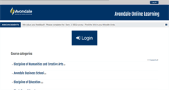 Desktop Screenshot of moodle.avondale.edu.au